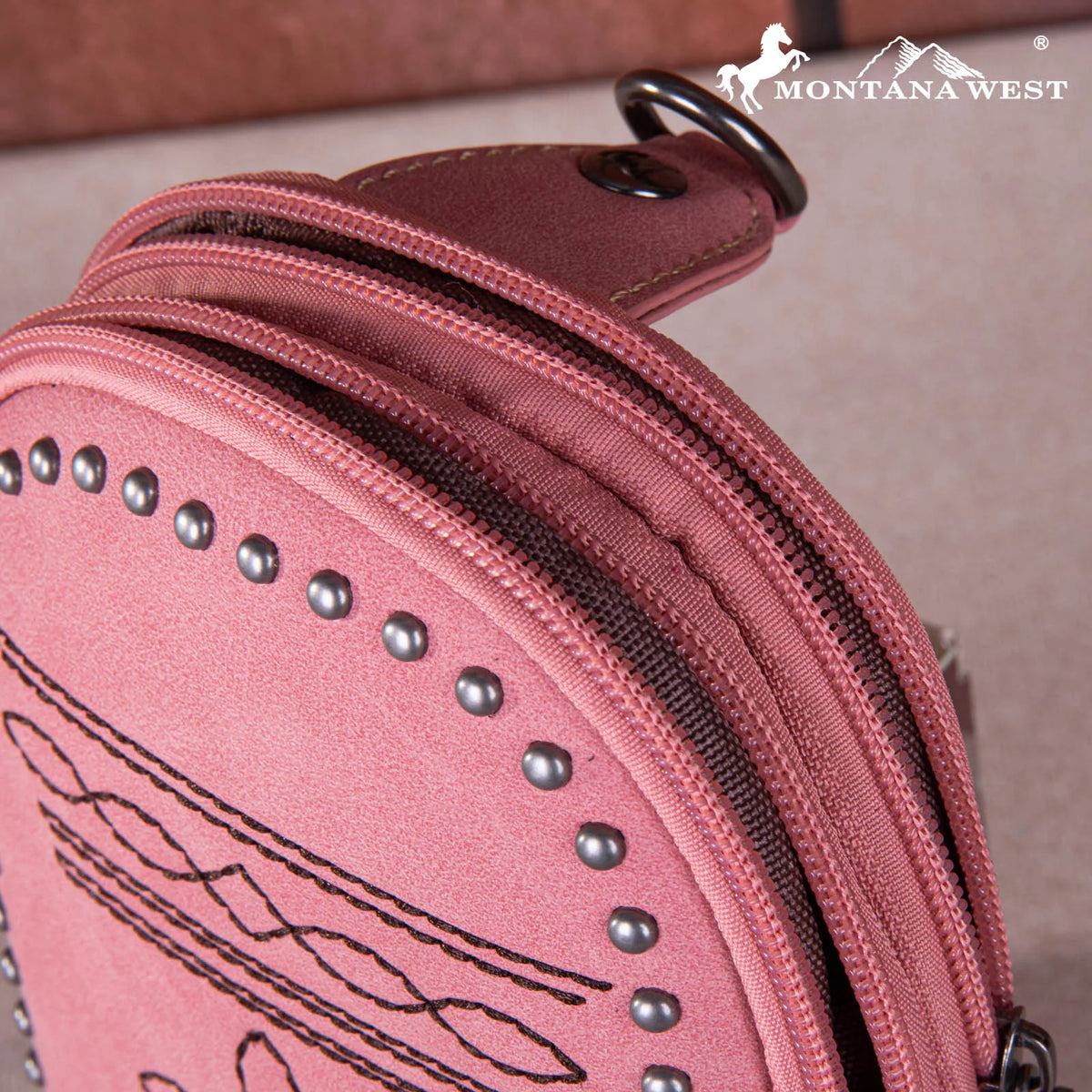 Montana West Embroidered Boot Stitch Sling Bag MW1124 210PK
