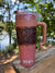 Myra Wide Wyoming Brown Tooled Tumbler S-12056