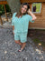 Mineral Wsh Hollowout Shirt #473