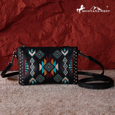 Montana West Clutch/Crossbody Bag MW1245-181BK