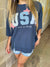 USA Patchwork Slit Tee #142