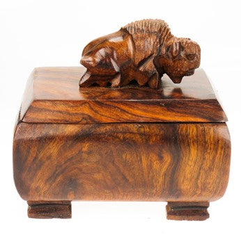 Ironwood Art 4" x 3" Buffalo Box - 8571