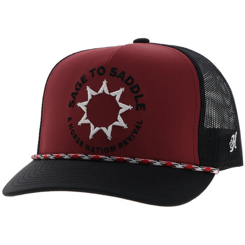 HOOEY SAGE TO SADDLE 5 PANEL 2563T-RDBK
