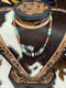 18" Silver Pearl, TQ, Spiny Oyster Necklace