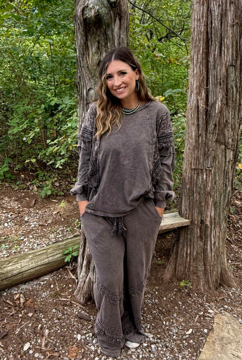 Ash Oak Wide Leg Pant #473