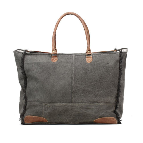 Myra 100% Handmade Print Weekender Bag