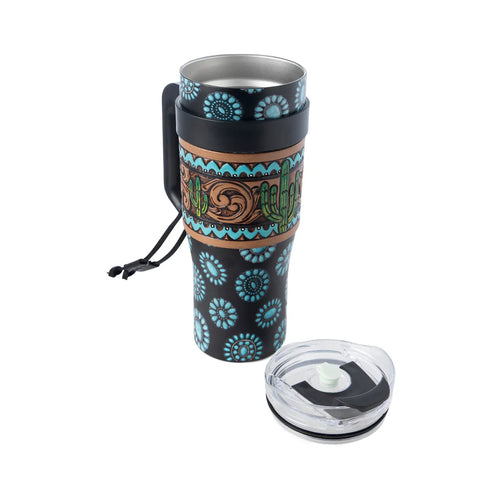 Myra Steel Concho Crest Tumbler S-14767