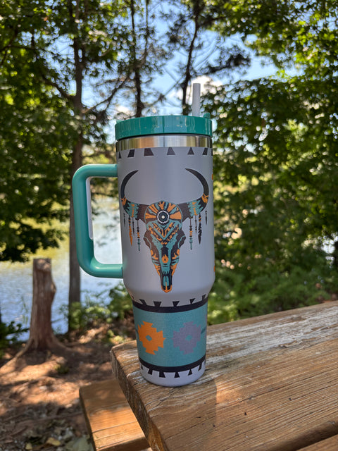 40oz Steel Tumbler - Grey