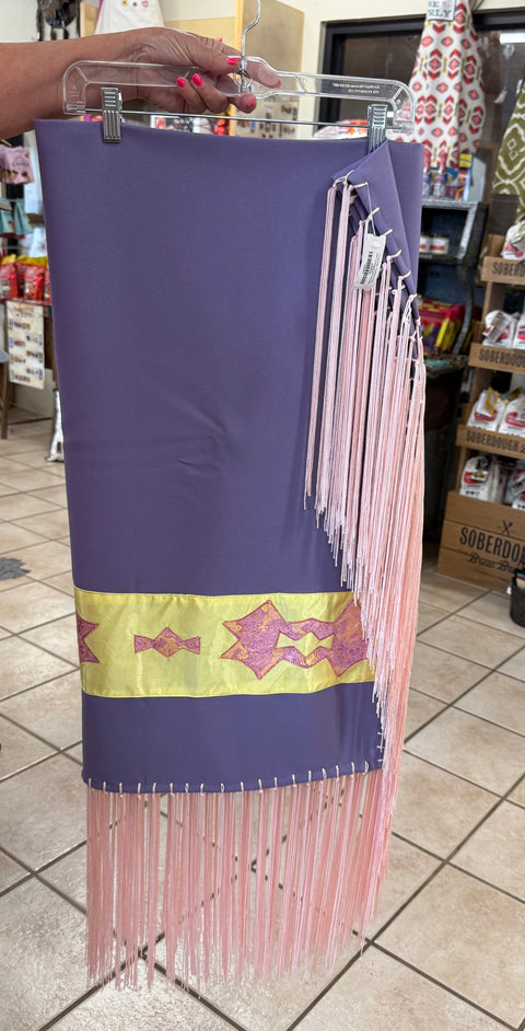 01 Kati Kodaseet/Cheyenne & Arapaho Handmade Shawl (purple)