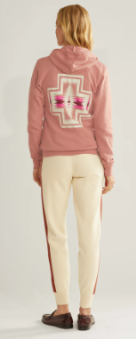 Pendleton Harding Graphic Zip Hoodie Dusty Rose