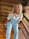 Western Print Twill Jumper #90