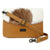 Sixtease Leather/Hair-On Shoulder Bag  - SB6106
