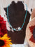 Turquoise/Silver Pearl Necklace NE-