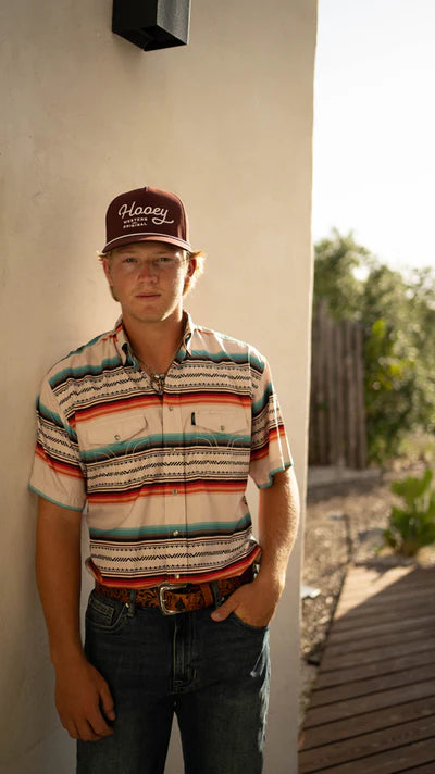 Hooey "Sol" Mens Cream Serape Shirt