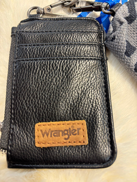 Wrangler Camo Print Dual Pouch Wristlet - Black WG286-W0051BK