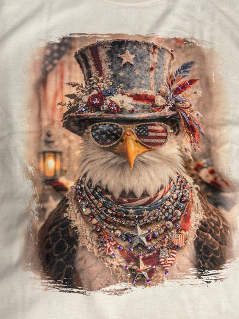 Star Bar Rhinestone Eagle