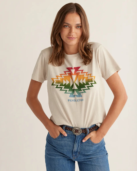 Pendleton Highland Peak Graphic Tee - Bone