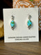 Native Handmade Turquoise Earrings - Rc-