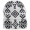 Hooey Black/White Aztec Beanie 2056WHBK