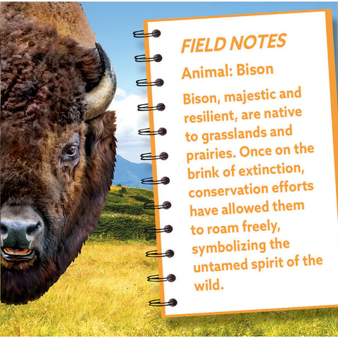 Bison 100-Piece Puzzle