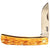 Hooey Bronc Buster Damascus Knife - Bone