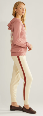 Pendleton Harding Graphic Zip Hoodie Dusty Rose