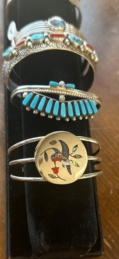 Hummingbird Cuff Bracelet