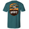 Hooey Cheyenne Mens Teal Crew Neck Tee