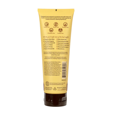 The Naked Bee Coconut & Honey Purifying Body Wash - 8oz