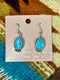 Native Handmade Turquoise Earrings - Hi-