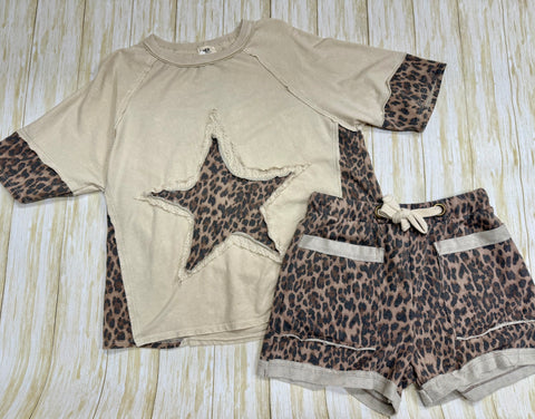 Leopard Print Shorts #473