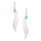 Montana Silversmiths ER Silver Feather Dangle LTQ AMER5460