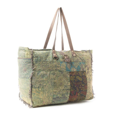 Myra Fern Grove Patchwork Weekender S-10861