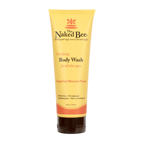 The Naked Bee Grapefruit Blossom Honey Purifying Body Wash - 8oz