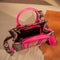 Wrangler Hot Pink Allover Aztec Crossbody Canvas Tote WG2203-8120SHPK