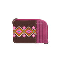 Wrangler Hot Pink Southwestern Art Mini Zip Card Case WG2203-W005HPK