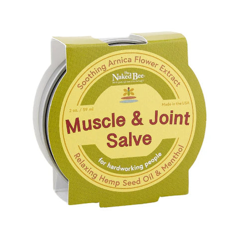 The Naked Bee Hemp Seed Oil & Menthol Muscle & Joint Salve