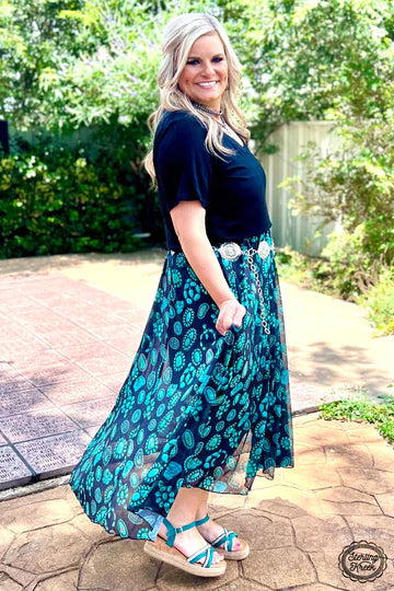 Concho Kreek Maxi Skirt