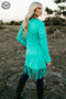 Sterling Kreek - Scottsdale Suede Jacket Turquoise