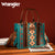Wrangler Turquoise Allover Aztec Crossbody Tote  WG2203-8120STQ
