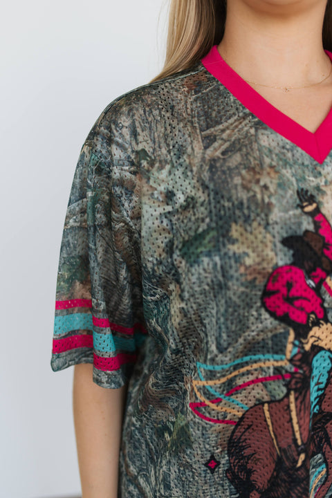 Varsity Rodeo Camo Cowboy Jersey