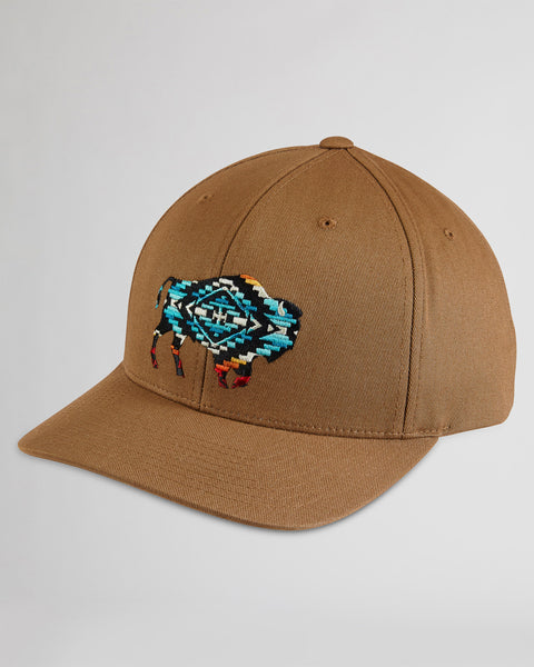 Pendleton Buffalo Embroidered Hat/Taupe - GM109