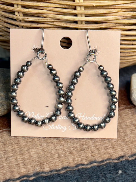 SHIRLEY NATIVE BEADED HOOK EARRINGS