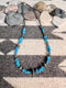 JALEN TURQUOISE NECKLACE W/NATIVE BEADS