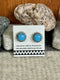 Sterling Silver Turquoise Stud Earrings