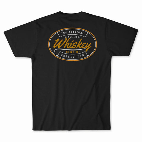 Whiskey Bent OC Oval Black Tee #354
