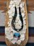 Handmade Beaded Necklace w/Inlay Pendant - Rii