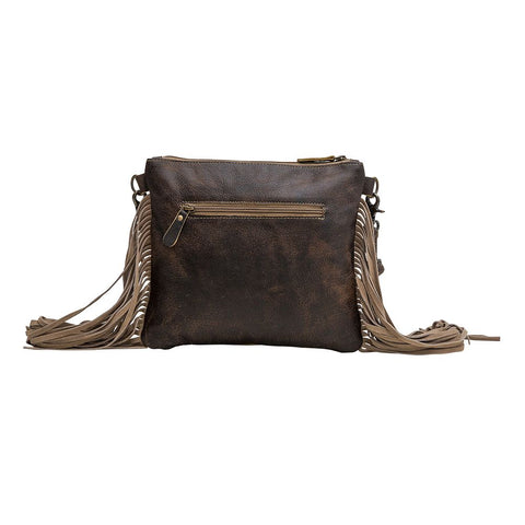 Myra Apple Leather & Hairon Bag