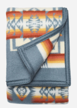 Pendleton Chief Joseph Crib Blanket Slate