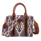 Wrangler Lavender Southwestern Print Small Canvas ToteWG2203-8120SLV